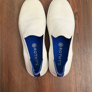 Rothy's womens white Slip-On Loafers
